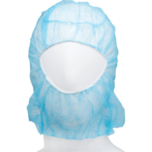 Cagoule jetable, Polypropyl&egrave;ne, Bleu Equipex