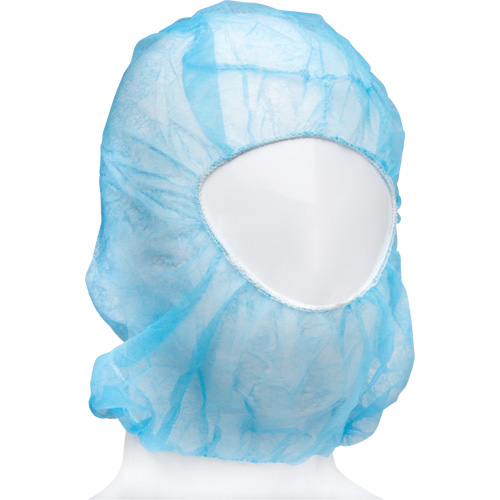 Cagoule jetable, Polypropyl&egrave;ne, Bleu Equipex