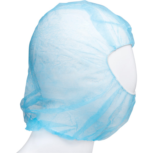 Cagoule jetable, Polypropyl&egrave;ne, Bleu Equipex