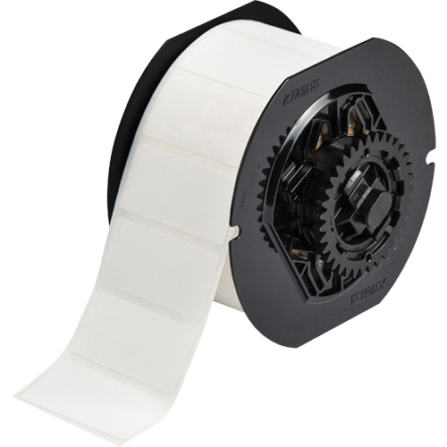 B33 Series Printer Labels, Paper, 2" L x 1" H, White Equipex
