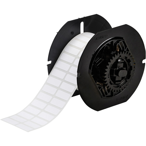 B33 Series Chemical Resistant Laboratory Labels, Polyester, 1" L x 0.375" H, White Equipex