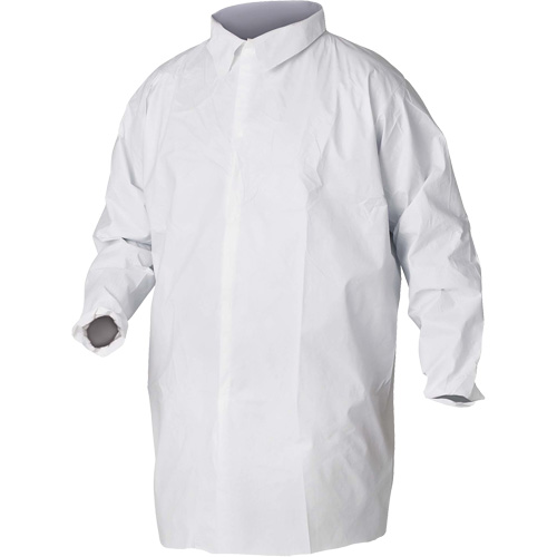 KleenGuard A20 Lab Coats, SMS, White, Small Equipex