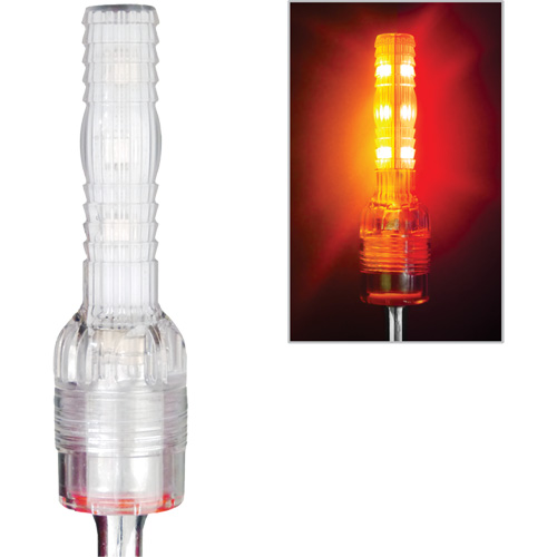 Tiges de s&eacute;curit&eacute; avec lumi&egrave;re DEL tr&egrave;s visibles Safety Whip Equipex