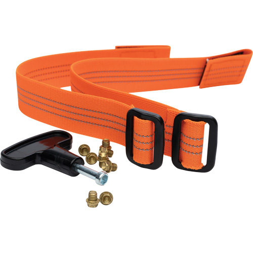 Replacement Brass Cleats & Straps for Midcleat Ice Cleats Equipex