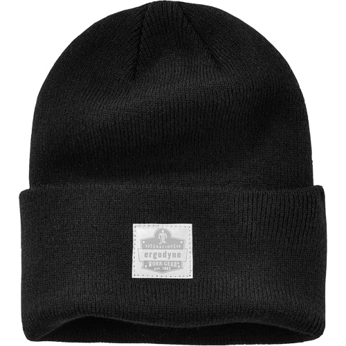 Bonnet en tricot c&ocirc;tel&eacute; N-Ferno, Taille unique, Noir Equipex