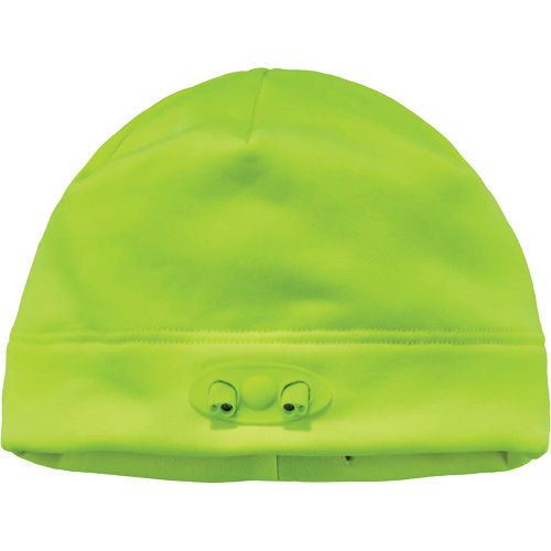 Bonnet N-Ferno &agrave; lumi&egrave;res DEL, Taille unique, Vert lime haute visibilit&eacute; Equipex