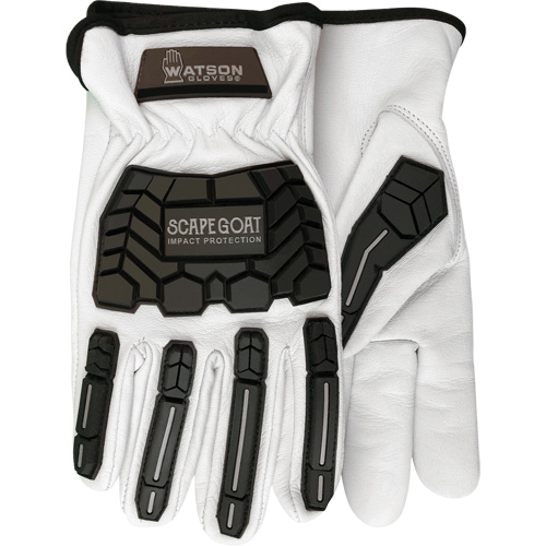 Scape Goat Impact Gloves, 2X-Large, Goatskin Palm, Slip-On Cuff Equipex