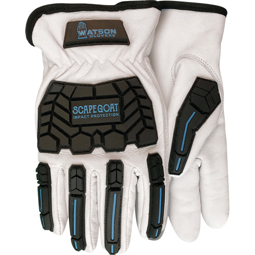 Scape Goat Insulated Impact Gloves, Small, Goatskin Palm, Slip-On Cuff Equipex