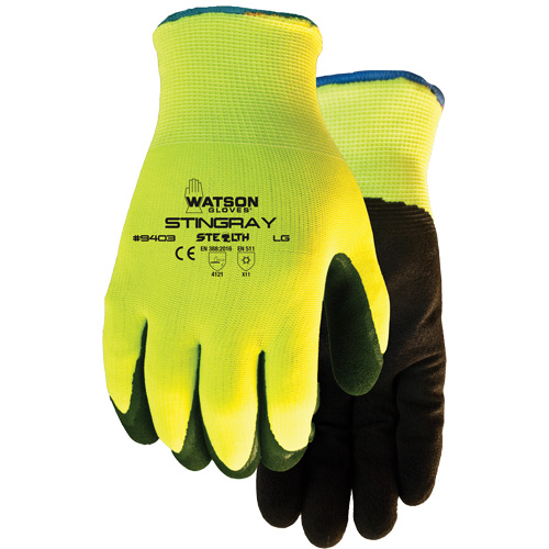 Gants isol&eacute;s Stealth Stingray, T-Grand, R&ecirc;vetement Nitrile, Calibre 13, Enveloppe en Polyester Equipex