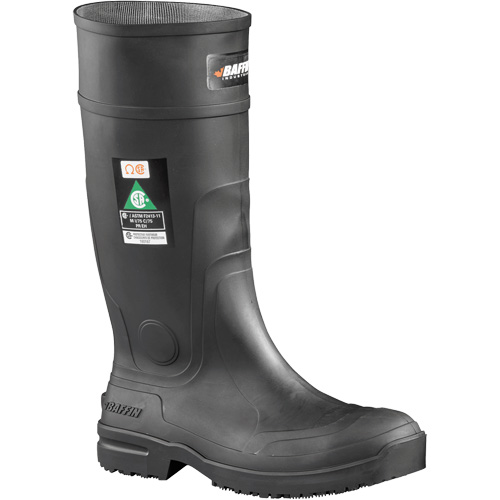 Slip Resistant Boots, Rubber, Steel Toe, Size 9 Equipex