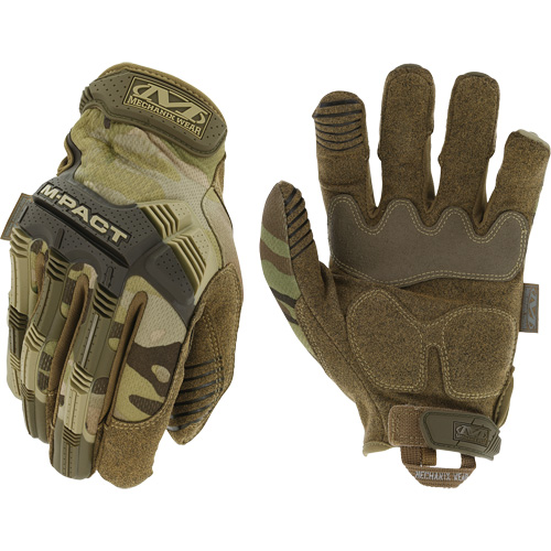 M-Pact&reg; MultiCam Tactical Impact Gloves, 8, Synthetic Palm, Hook & Loop Cuff Equipex