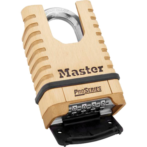 Cadenas &agrave; combinaison prot&eacute;g&eacute; ProSeries, Laiton, Laiton massif, Largeur de 2-1/4" Equipex