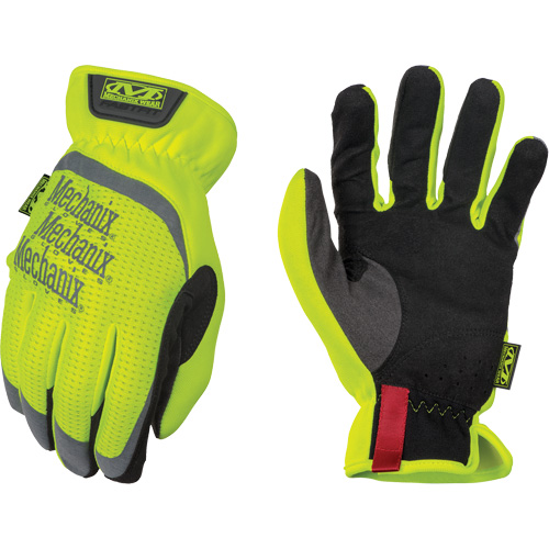 Gants de travail FastFit &agrave; haute visibilit&eacute;, Paume Synth&eacute;tique, Taille Petit/8 Equipex