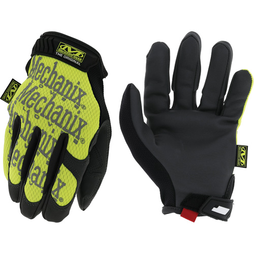 Original&reg; High-Visibility Work Gloves, Synthetic Palm, Size Medium/9 Equipex