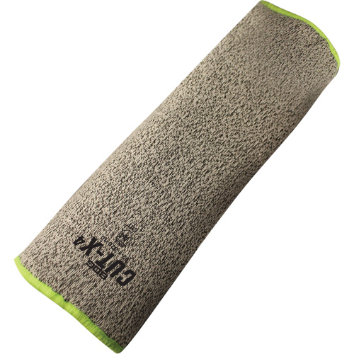 Manchon r&eacute;sistant aux coupures Cut-X, Fibre de verre/Poly&eacute;thyl&egrave;ne, 10", ASTM ANSI niveau A4, Beige Equipex