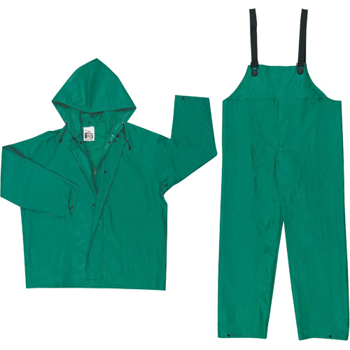 Dominator Limited Flammability Rain Suit, Large, Green Equipex