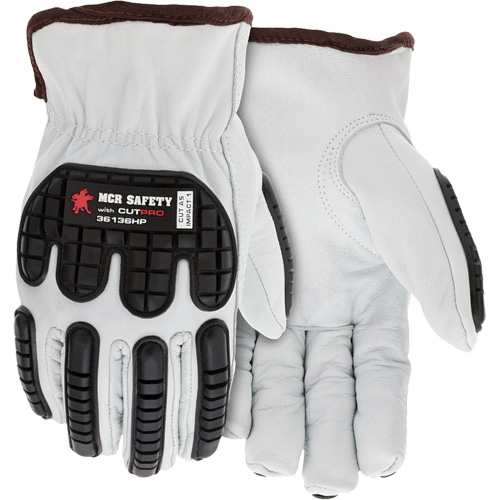 Gants de conducteur r&eacute;sistants &agrave; la coupure, Taille Grand, Enveloppe en PEHP, ASTM ANSI niveau A5 Equipex