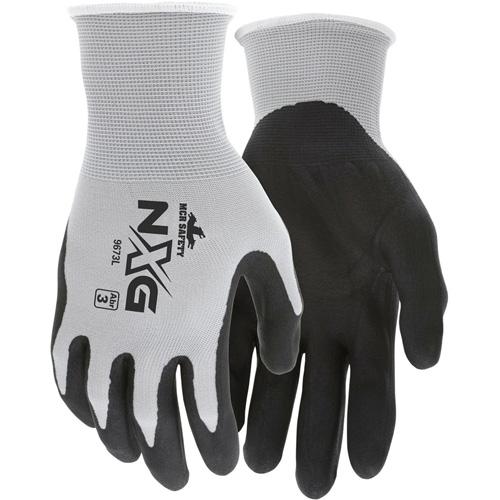 Gants enduits NXG, Grand, R&ecirc;vetement Mousse de nitrile, Calibre 13, Enveloppe en Nylon Equipex
