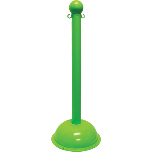 Heavy-Duty Stanchion, 40" High, Green Equipex