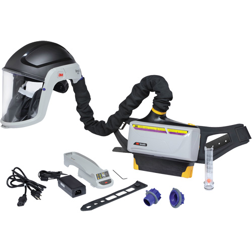 Versaflo TR Series Heavy Industry PAPR Kit, Hard Hat & Faceshield, Lithium-Ion Battery Equipex