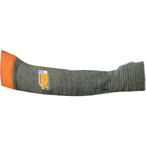 Contender Cut-Resistant Composite-Knit Sleeve, Aramid, 22", ASTM ANSI Level A4, Grey Equipex