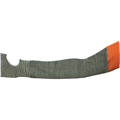 Contender Cut-Resistant Composite-Knit Sleeve, Aramid, 22", ASTM ANSI Level A4, Grey Equipex