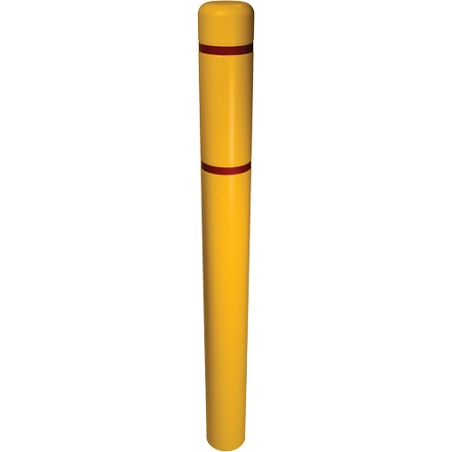 Couvre-bollard, 6" dia. x 52" l, Jaune Equipex