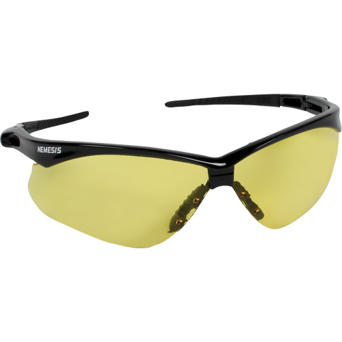 KleenGuard Nemesis Safety Glasses, Amber Lens, ANSI Z87+/Meets/Exceeds CSA Z94.3 Equipex