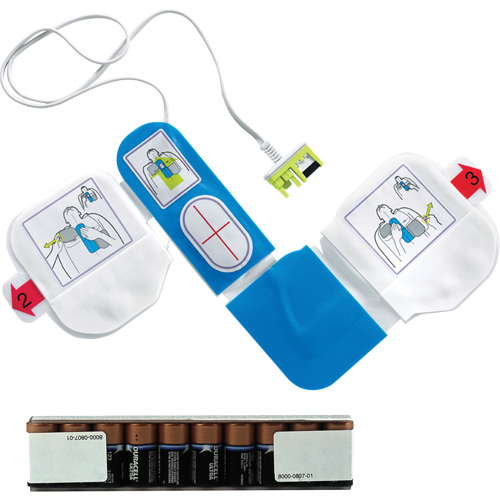 Ensemble de bloc-pile & CPR-D-Padz, Zoll AED Plus Pour, Classe 4 Equipex