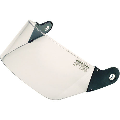 Visi&egrave;re de protection pour casques d'incendie et de sauvetage, Polycarbonate, Teinte Transparent Equipex