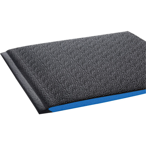 Tapis ergonomiques Wear-Bond Comfort-King, Rugueux, 3' x 5' x 9/16", Noir, Mousse de vinyle Equipex