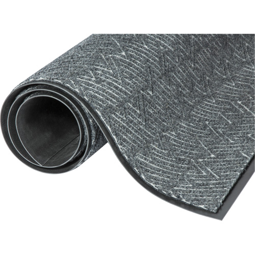 Tapis daccueil Performance Triathlon, Essuie-pieds/grattoir, 6' x 10' x 7/16", Gris frais Equipex