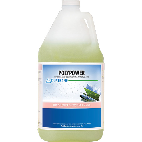 Nettoyant industriel pour les mains Polypower, Cr&egrave;me, 4 L, Cruche, Parfum&eacute; Equipex