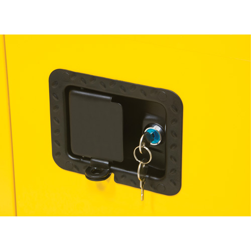 Flammable Storage Cabinet, 12 gal., 1 Door, 23" W x 35" H x 18" D Equipex