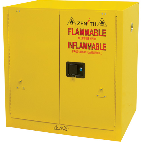 Flammable Storage Cabinet, 22 gal., 2 Door, 35" W x 35" H x 22" D Equipex