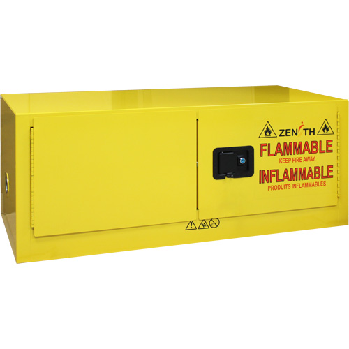 Armoire pour produits inflammables, 12 gal., 2 Porte(s), 43" La x 18" h x 18" p Equipex