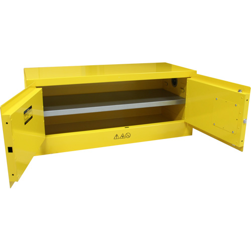 Armoire pour produits inflammables, 12 gal., 2 Porte(s), 43" La x 18" h x 18" p Equipex