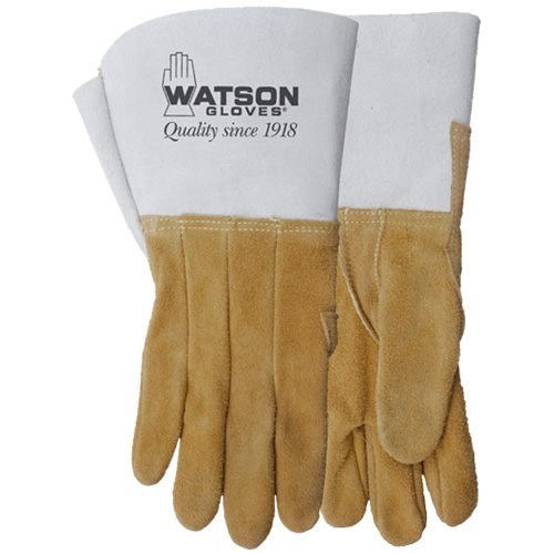 Gants de soudeur Buckweld, Cuir d'&eacute;lan refendu, Taille 8 Equipex
