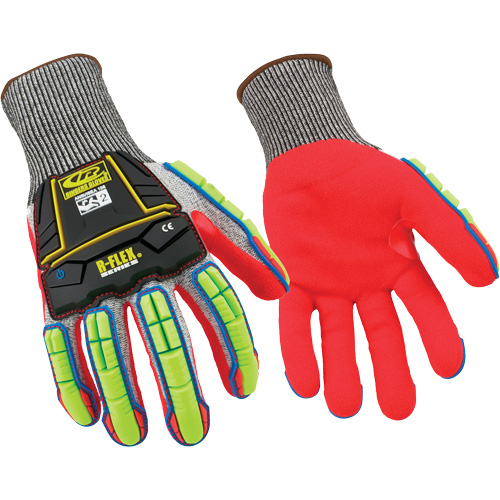 Gants r&eacute;sistants aux coupures 065, Taille T-petit/7, Calibre 13, Rev&ecirc;tement Nitrile, Enveloppe en PEHP, ANSI/ISEA 105 niveau 4 Equipex