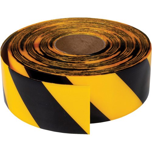ArmorStripe&reg; Ultra Durable Floor Tape, 3" x 100', PVC, Black and Yellow Equipex