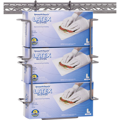 Horizontal Triple Glove Box Holder Equipex
