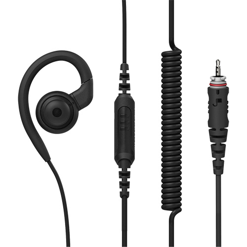 CLPE Series In-Line PTT Earpiece with Standard Cord Equipex