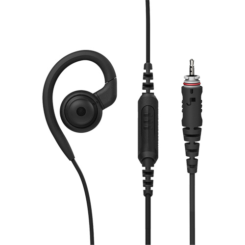 CLPe Series Standard Inline PTT Earpiece Short Cord Equipex