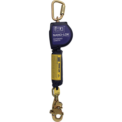 Cordage de s&eacute;curit&eacute; autor&eacute;tractable allong&eacute; Nano-Lok, 10', Dyneema, Pivotant Equipex