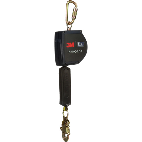 Nano-Lok Extended Length Self Retracting Lifeline, 20', Dyneema&reg;, Swivel Equipex