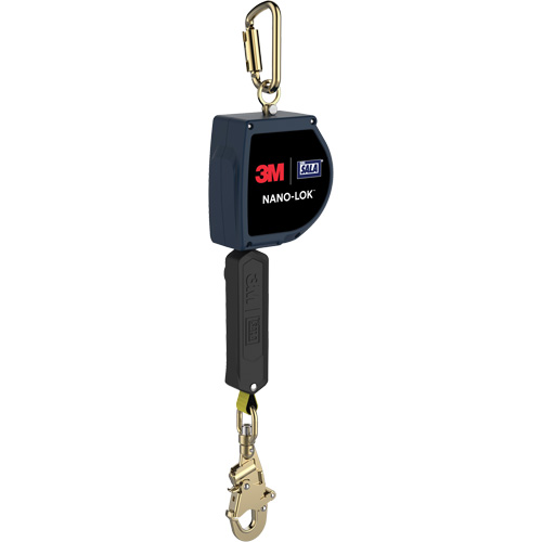 Nano-Lok Extended Length Self Retracting Lifeline, 20', Dyneema&reg;, Swivel Equipex