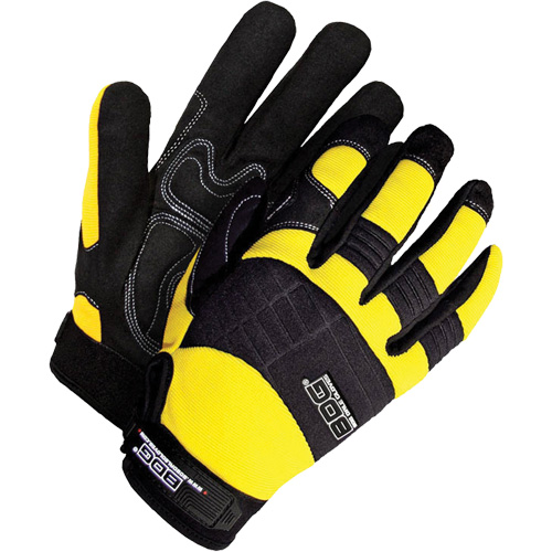 Heavy-Duty Performance Gloves with Padded Palms, Size Small, Synthetic Palm Equipex