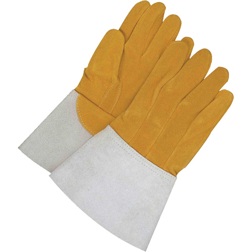 Gants de soudage &agrave; l'arc TIG Gander Brand, Cuir de daim refendu, Taille 2T-Grand Equipex