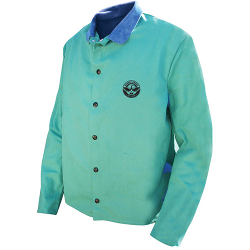 Veste de soudage Gander Brand Banox FR, Coton, Grand, Vert Equipex