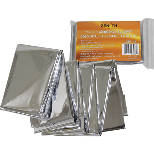 Couverture d'urgence, Polyester aluminis&eacute; Equipex